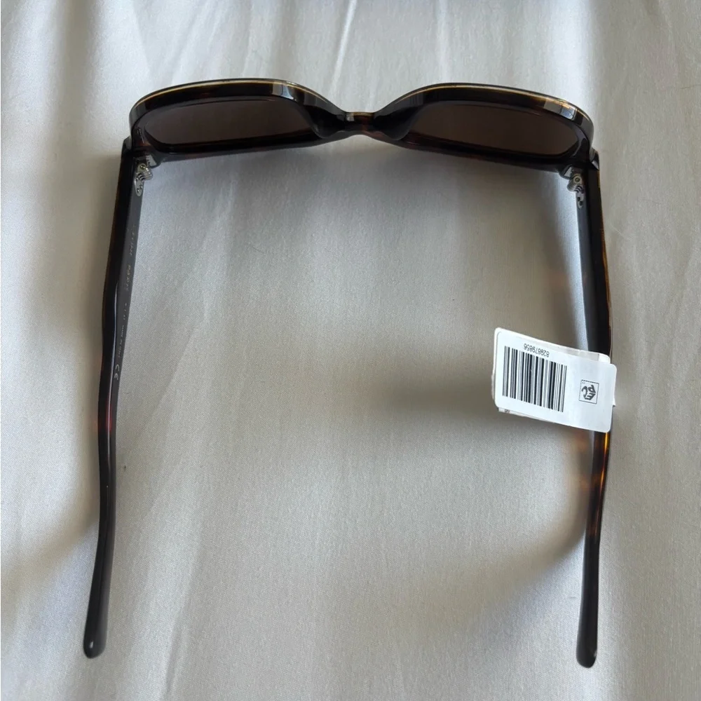 NWT Celine triomphe logo sunglasses brown havana - Picture 15 of 16